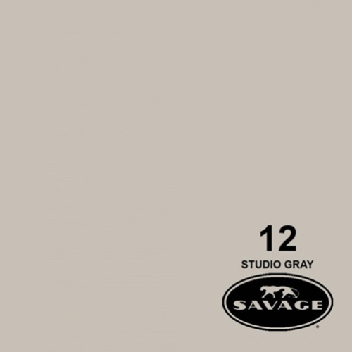 (사베지)종이 롤배경지 #12 Studio Gray (136cm x 11m)