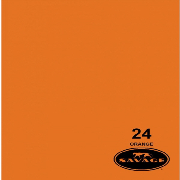 (사베지)종이 롤배경지 # 24 Orange (가로272cm*세로1100cm)