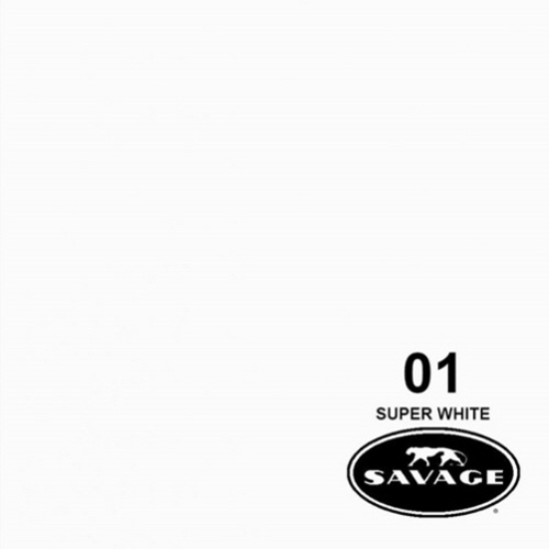 (사베지)종이 롤배경지 #01 Super White 가로136cm*세로1100cm