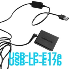 캐논 LP-E17 USB-LP-E17 USB 더미배터리 커플러/ EOS M3/M5/M6호환,eos 800d/850d/200dii eos rp