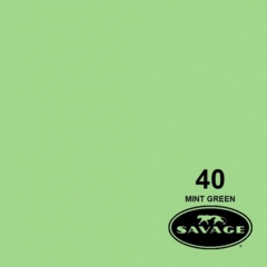 (사베지)종이 롤배경지 #40 Mint Green (136cm x 11m)